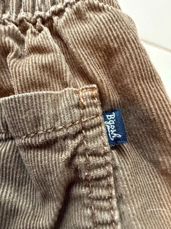 Toddler Boys 2T/3T Corduroy Lined Pants Lot OshKosh B'gosh Overall Joggers Tan - Picture 6 of 15